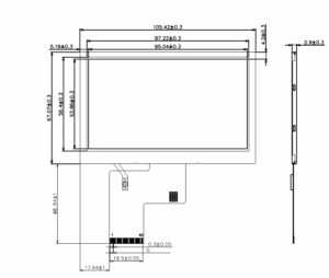4.3'' IPS Display