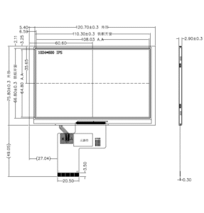 5'' IPS Display